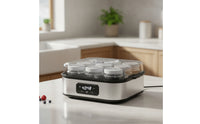 Yogurt Maker with Jars Stainless Steel Electric Yogurt Maker Homemade Appliance for Kitchen