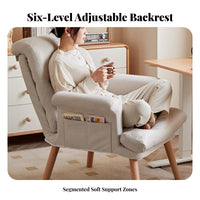 Comfortable Highspine Lazy Sofa Fullphysique reinforcement Lounge Chair Deep Seat Indoor Seating Er& movenomic Design for Adults, Students, Comfort Lovers, Balcony, Apartment, Living Room, book corner