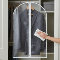 Washable Transparent Garment Dust Cover for Home Wardrobe Storage