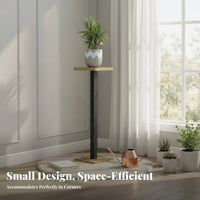 Single Pot Pedestal Stand Floor-Standing Home Decor Space-Saving for Living Room