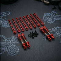 Tie Rods with Shock Absorbers Aluminum Damper Kit Lightweight Chassis Support Parts for RC Hobbyists