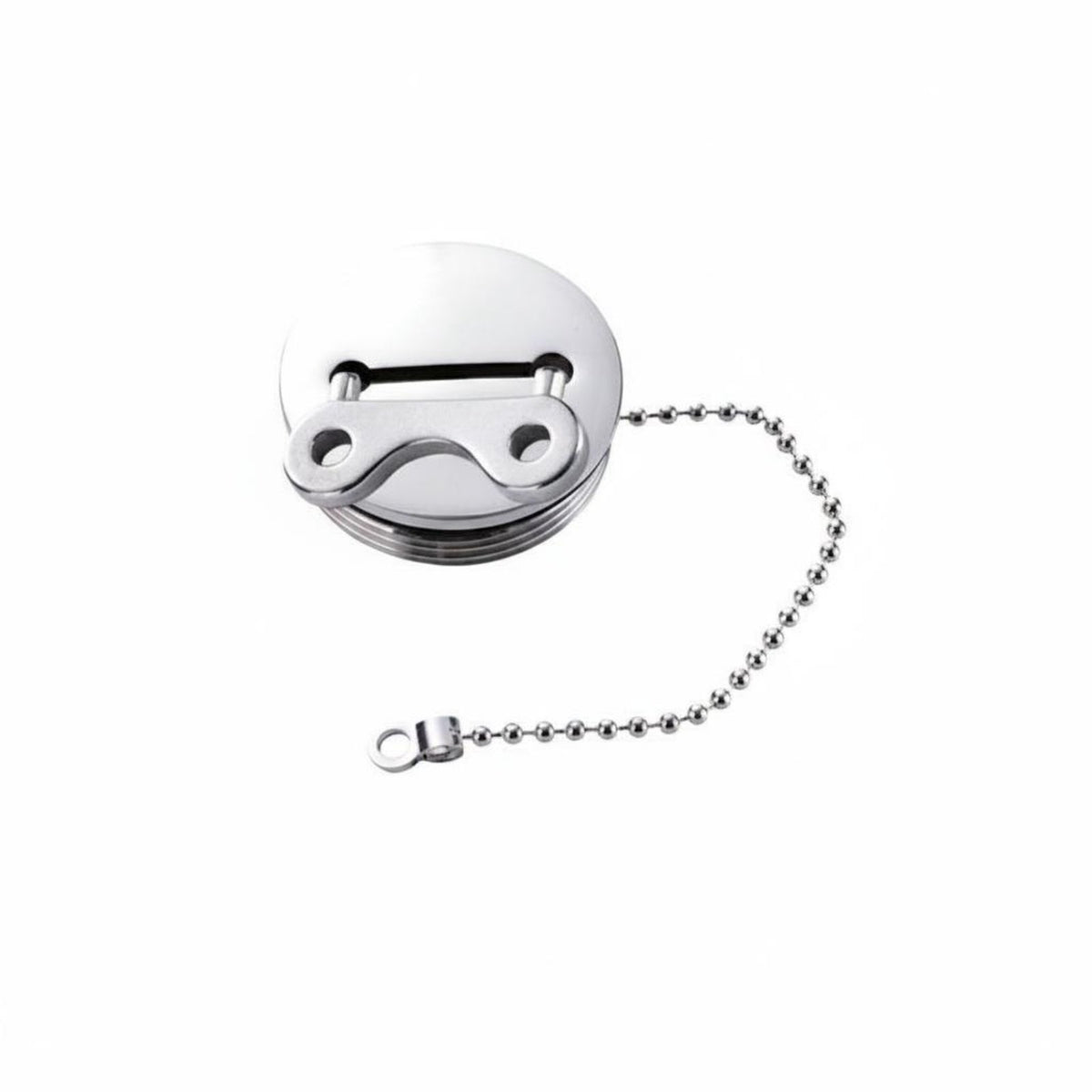 Yacht Deck Fill Cap with Chain Leak Proof Marine Fuel Filler