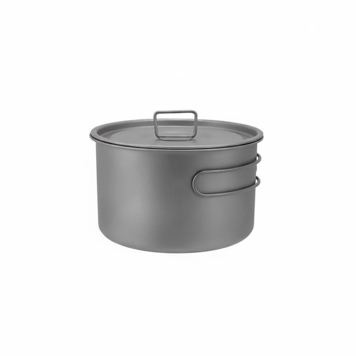 1000ml Cooking Pot with Lid Foldable Handle Camping Pot Lightweight Outdoor Gear for Campers, Backpackers, Picnic