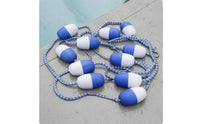 Swimming Pool Lane Divider Rope Metal Hook  buoyant  Divider High Visibility Pool Rope