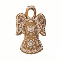 Gingerbread Angel Costume Deluxe Gingerbread Costume Easy to Wear Seasonal Attire for Actors, Themed Character Gatherings