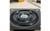 Full Ball Bearings 360 Degree Swivel Plate Effortless Rotation Rotating Turntable Plate Factory Direct Rotating Tray Bearing for Furniture Makers, DIY Enthusiasts, Boat Seats