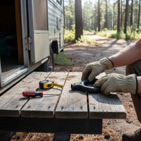 Camping Wagon Handle Replacement Ergonomic Grip Camping Wagon Handle