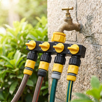 5 Way Garden Hose Splitter Heavy-Duty 5-Port Hose Splitter Easy to Use for Irrigation