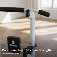 Multi-Functional Freestanding Pull up Bar Heavy Duty Steel Frame Power Station Stable Base Pull up Bar Station Non-Slip Foam Grips