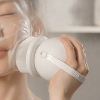 Interchangeable Heads Electric Bath Brush Detachable Head Motorized Body Scrubber Mount Electric Body Brush Strap Grip