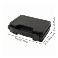Locking Latches Hard Plastic Carrying Case Black Shielding Carrying Case Lockable Equipment Storage Sturdy Build