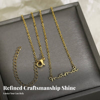 Mama Necklace Stainless Steel Adjustable Chain Elegant Gift for Mothers