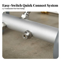 Maneuverable Wheels 16 Inch Undercarriage Cleaner Quick Connect 16-Inch Car Underbody Washer Long-Lasting Aluminum Alloy for Under Vehicle