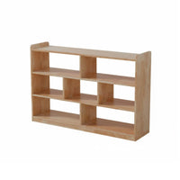 Kidschild-safe Design Montessori Cubby Unit Rounded Edges Multi-Cubby Organizer Open-Front entry children's Furniture long-lasting Construction for Toddlers, educators, Parents, Kindergarten, Preschool, Classroom, Playroom