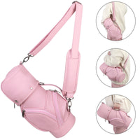 Mini Crossbody Bag Lightweight Mini Shoulder Bag Zippered Compartments Crossbody Purse for Girls, Shopping
