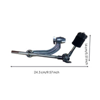plate Extended Arm with Clamp Chrome plate Arm with Clamp Easy to Adjust Hardware for Drummers, Stages