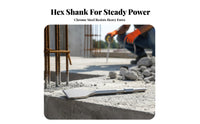 Heavy-Duty Electric Hammer Cutting Tool Widened Blade Flat Cutting Tool Bit High Hardness for DIY Enthusiasts, Professionals, Tile Removal