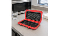 Microwave Sandwich Grill Compact Tray Clamshell Grill Tray Quick-Cooking Food Prep
