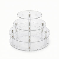 Sucker Display Stand Transparent Sucker Display Stand with Tiers Cake Sweet Treat Holder Reusable Polished for Bakers