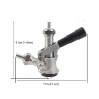 Keg Coupler with Lever Handle Long-Lasting Keg Coupler Sturdy for Kegerator