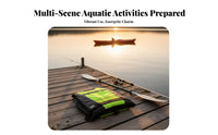 Mature Flotation Vest Sturdy Kayaking Flotation Vest Fishing Safety Vest Adjustable Fit Watersports Gear Fast-Release Buckle