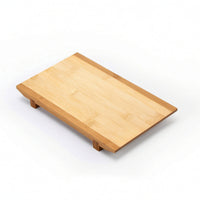Sushi Board with Feet Rectangular Wooden Serving Tray Eco-Friendly