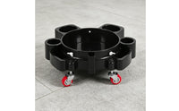 Car Wash Bucket Cart Round Wheeled Bucket Stand Rust Cleaning Tool