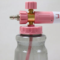 Car Cleaning Foam Sprayer for Efficient Car Wash, Professional Car Washing Foam Lance with 1/4 Quick Connect, 1L Bottle, Durable Aluminum Body