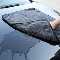 500 GSM Car Drying Towel with Twisted Loop Microfibre, High Absorbency Microfiber Cloths for Detailing, 40x60cm Single-Layer Towel