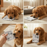 Newspaper Dog Toy Interactive Fake Newspaper Dog Toy Pet-Safe Non for Dogs, Indoor Play