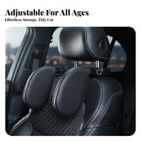 U-Shaped Car Sleeping Pillow Viscoelastic Foam Adjustable Car Headrest Pillow Travel Companion Headrest Ergonomic Design Travel