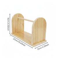 Single Spool Yarn Ball Holder Rack sturdy Wood Rotating Yarn Dispenser Sturdy and Knitting Accessory for Knitters, Crocheters