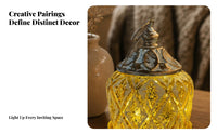 Indoor Outdoor Vintage Metal Lantern Rustic Finish Hanging Lantern for Garden