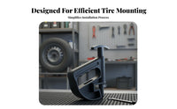 Manual Tire Mounting Tool Labor-Saving Tire Bead Clamp Universal Fit Tire Holder Tool for Mechanics, DIY Enthusiasts, Workshop, Garage