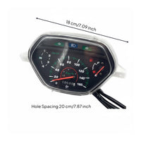 Waterproof Underbone Motorcycle Odometer Backlit Display Motorcycle Instrument Cluster Rainproof Dustproof