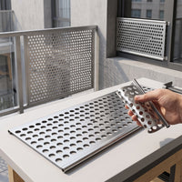 1mm Thick 304 Stainless Steel Perforated Balcony Protection Netting for Anti-Theft Window Guards and Railings