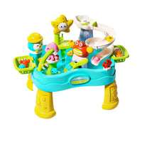 Kids Water Play Table with Fishing and Dishwashing Simulation