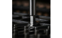 Square-Drive Piano Tuning Pin Socket Drill-Compatible Piano Tuning Pin Removal Tool Chrome-Finished Heavy-Duty