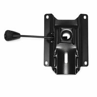 Adjustment Lever Office Chair Mounting Plate Central Opening Seat Bracket Plate Black Metal Tilt Control Mechanism Fits Standard Cylinders