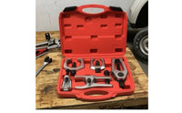 Ball Joint Removal Tool Kit Heavy-Duty Ball Joint Separator with Carrying Case Automotive Pitman Arm and Tie Rod End Puller for Mechanics, Home Garage