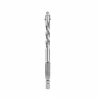 Dry Drilling Capable Four-Blade Concrete Drill Bit Wear-Resistant Serrated Tile Drill Bit Hard Alloy Steel for Homeowners, Maintenance Work