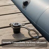 Universal Air Connector Quick Inflate/Deflate Universal Connector Cap Inflatable Boat Screw Plug Leak-Tight Closure Twisted Air