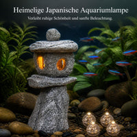 Japanese Zen Garden Stone Lantern Ornament for Micro Landscape Aquarium Bonsai Decor