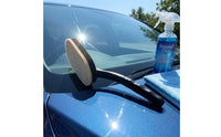Easy-Grip Felt Pad Brush with Curved Handle Fresh Glass Polishing Brush for DIYers