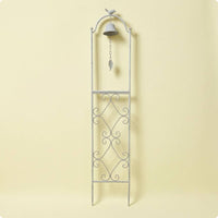 Bird Top Plant Support Scrolling Ornamentation Bell Hanging Plant Support Easy to Install Weather-Resistant