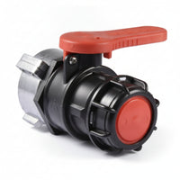 Tote Ball Shutoff Mechanism Alkali Resistant Water Liquid Container Tank Drain Adapter Connector Heavy Duty