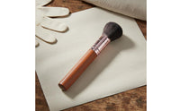 Non-Scratch Buddha Statue Duster Comfortable Grip Sandalwood Handle Cleaning Brush for Temple