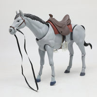 Articulated Horse Model with Rider, 490, for Painting and Teaching, Plastic