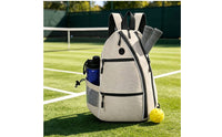 Multiway Carry Pickleball Backpack Convertible Strap Pickleball Bag Multi-Pocket Design Tennis Backpack Bag Side Pockets