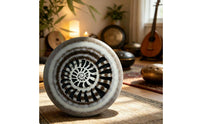 Water Sound Meditation Practice Drum Precipitation Tone Drum Easy to Play Musical Instrument for Beginners